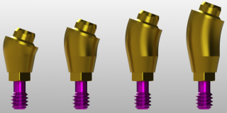 DAS Multi-Unit abutment úhlovaný, gingivální výška 2,5 mm
