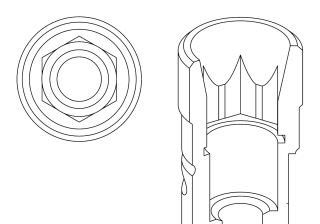 Úzká neindexovaná titanová báze 31.322.029.04-2